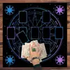 Mantel de Mesa para Tarot Transfronterizo, Tela Decorativa para Juegos de Mesa, Mandala 'Posee Tu Poder', Fases Lunares, Mantel Floral con Mariposas