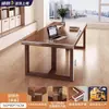 Escritorio de biblioteca, mesa de lectura, uso doméstico, adecuado para salas de estar, mesa larga grande, escritorio de estudio para dos personas, mesa de estudio y entrenamiento para estudiantes