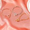 Ins Minimalista Internet Celebridade Corrente otbuckle Pulseira Rua Fria Moda Simples Fluxo Acessórios Masculinos e Femininos Fonte Transfronteiriça