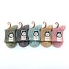 Outono e Inverno Novo All-match Solid Color Cotton Mid-tube Long Waist Meias Infantis Cor Sólida Algodão Color Meias Grossas para Meninos e Meninas
