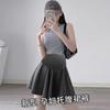 Nueva Falda Corta Estilo Ballet de Maternidad de Alta Gama Falda Plisada Cubrecaderas Verano Falda Pantalón Línea A Falda Corta de Maternidad