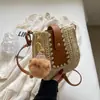 Bolso tejido estilo étnico bohemio para mujer 2026 nuevo bolso de paja para vacaciones en la playa bolso de teléfono de un solo hombro cruzado