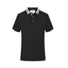 Roupas de trabalho camiseta personalizada logo impresso macacão manga curta verão alta qualidade negócios lapela polo camisa cultural palavra bordada
