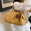 Bolso de mujer de gran capacidad, nuevo modelo de otoño 2026, bolso de hombro para viajes cortos, bolso Boston de alta gama exquisito para mujer