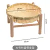 Produtos de Cesta de Bambu Feitos à Mão, Cestas Portáteis para Confeitaria e Lanches, Bandejas de Palha para Lanches, Cestas de Bambu, Cestas para Armazenamento de Vegetais
