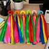 Flores de Mão para Cheerleading, Sino de Pulso, Bolas Coloridas, Adereços de Atmosfera para Eventos Esportivos, Pompons, Adereços de Performance de Flores de Mão para Cheerleading