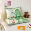Funda de Almohada Infantil de Verano de Seda de Hielo 50x 30 Jardín de Niños Dibujos Animados Estudiante Funda de Almohada Adulto Funda de Almohada Individual 60x40