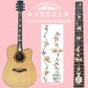 [Colección 20] Calcomanía para Guitarra de 41 pulgadas Calcomanía para Diapasón Animación Antigua Personalidad Decoración Calcomanía para Guitarra Decoración