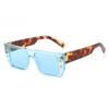 Óculos de Sol Quadrados Novos Transfronteiriços Moda Europeia e Americana Simples Retrô Óculos Quadrados Masculinos Personalidade B Femininos