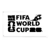 Comercio Electrónico Transfronterizo Copa Mundial 2026 en Estados Unidos, Canadá y México: Parche de Patchwork de Banderas de Estados Unidos y Canadá, Bandera de Torneo, Artículos para Animar