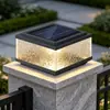 Luz de Poste Solar para Exterior à Prova d'Água Pátio Villa Muro Portão Novo Estilo Chinês Portão de Paisagismo Posto de Luz Atacado