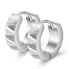 Novedad Transfronteriza Europea y Americana, Brazaletes para Oreja Simples de Acero Inoxidable de 4 mm con Patrones Irregulares Rayados, Pendientes Versátiles y Únicos al por Mayor