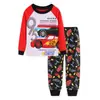 Ropa Europea y Americana para Niños Aliexpress Ebay Pijamas Ropa para Casa Algodón Manga Larga Temática de Spider-Man Coche Pantalón Largo Conjunto de Dos Piezas