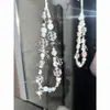 Trébol de Cuatro Hojas de la Suerte Multicolor con Cuentas Cadena para Teléfono Móvil Colgante Anti-Pérdida para Cámara Regalo para Estudiante Amiga Mejor Amiga Cordón Ccd