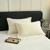 Funda de almohada de invierno estilo ins de forro polar de coral de leche un par de forros interiores de almohada de franela de cordero 48x 74cm individual
