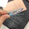 Pinza para el pelo de gafas de metal de 6 cm Pinza para el pelo de gafas de sol divertida y peculiar Pinza de pico de pato Laca Flequillo de niños Pinza lateral Accesorio para el pelo