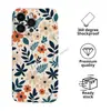 Estilo Floresta Simples Outono Retrô Botânico Floral Capa de Celular Nova iPhone 18 Capa de Película Apple 17 Pro Max