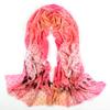 Bufanda de Lana 80% Estampado Digital al por Mayor Otoño e Invierno Chal de Cachemira para Mujer Planta Floral Artístico Retro
