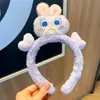 Nueva Diadema de Felpa para Niñas Pequeñas, Accesorio para el Cabello Kuromi, Nuevo Modelo 2026, Pinza para el Cabello para Lavarse la Cara, Accesorio para el Cabello de Bebé