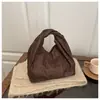 Bolso de Mano Casual Estilo Perezoso de Gran Capacidad Estilo Viajero para Mujer Tendencia 2025 Elegante Simple de Gama Alta