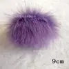 Suministro de fábrica bola de pelo de zorro 8cm suministro imitación Zorro 9cm bola de pelo 10cm equipaje ropa DIY bola de pelo sintético
