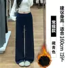 Calça Esportiva Cinza de Corte Reto para Mulheres, Novo Estilo Primavera e Outono 2026, Calça de Cintura Alta Larga, Caimento Solto e Casual, Modeladora para Figuras Baixas