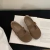 Sapatos Mary Jane retrô estilo floresta, sola macia antiderrapante, novo modelo de verão, duas formas de usar fosco, sapato baixo de uma tira