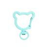 Clips de Resorte Coloridos, Anillas Abiertas Redondas, Anillas de Resorte de Oso, Accesorios para Llaveros DIY, Anillas de Conexión de Aleación