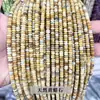 4*2mm Ábaco de Jade Natural Cuentas Sueltas Pulsera DIY Collar Accesorios de Joyería Cuentas Espaciadoras Cuentas de Posicionamiento Venta al por Mayor en Stock