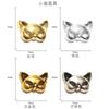 Nova Arte de Unhas Estilo Japonês Retrô Liga de Zinco Coelho Joia Metal Vento Escuro Gatinho Máscara de Diabo Decoração de Unha Broca