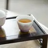 Dinastia Tang e Song Argila de Jade Pintada à Mão Arita-Yaki Gradiente Roxo Rosa Cerâmica Caneca de Mestre Conjunto de Chá Kung Fu Artigos Domésticos Caneca de Chá