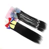 Clip para peluca, accesorio para el cabello infantil, cola de caballo trenzada de fibra sintética, cola de caballo corta para niños con lazo y trenzas pequeñas