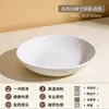 Juegos de cuencos y platos de color sólido con patrón de roca, decorados con bajo vidriado, juegos de vajilla de cerámica, juegos de cuencos y platos de alta gama para bricolaje para uso doméstico