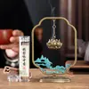 Jinxiushanhe Quemador Colgante de Loto Pequeño Nube Xiangyun Polvo Antiadherente para Incienso Arena de Árbol de Sándalo Purifica el Aire Interior Aromaterapia de Larga Duración
