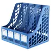 Porta-arquivos quádruplo moldura barra de arquivo plástica armazenamento rack de arquivo suprimentos de escritório 2174 porta-arquivos de mesa