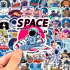 50 peças adesivos de astronauta de planeta espacial adesivos de astronauta de universo de fantasia da NASA estação espacial em estoque