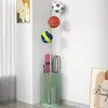 Estante de almacenamiento de baloncesto de pie para uso doméstico, estante para juguetes de fútbol, estante de almacenamiento y organización de bolas de hierro para interiores para niños