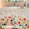 Modelo Nuevo 2026 Sábana de Hilo Puff con Borde Floral, Amigable con la Piel y Suave, Juego de Ropa de Cama para el Hogar de Tres Piezas: Sábana, Sábana ajustable y Funda de edredón