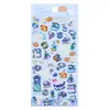 Pegatinas de animales lindos tipo caramelo de cristal, 3D en relieve, hechas a mano, educativas, para niños, adecuadas para álbumes de recortes y fundas de teléfono