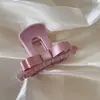 Presilha de Garra com Laço de Cetim Rosa para Mulheres Parte de Trás da Cabeça Doce Presilha Tubarão Novo Estilo 2026 Presilha para Coque Acessório de Cabelo de Alta Qualidade