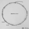 Collar de Perlas Imitación Gris de Diseñador para Mujer en Stock, Accesorio Versátil, Gargantilla Cadena Clavícula Súper Genial de Moda de Lujo Ligero de Nicho