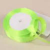 Fita Verde Fluorescente de 12345 cm de Largura Fita Fita de Seda Fita de Tecido Decoração de Feriado de Natal Casamento Artesanal