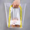 Bolsas para Pan, Bolsas para Empaque de Postres, Bolsas de Plástico para Ensalada de Frutas, Bolsas para Hornear Ensaladas, Bolsas para Sushi, Mangas Pasteleras, Duraderas con Asas