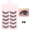 Dingsen Pestañas Postizas Mayoreo Suministro Estable 5 Pares de Pestañas Maquillaje Natural Maquillaje Diario Pestañas Cos