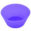Herramientas para hornear taza de huevo redonda de silicona taza para muffins postre gelatina molde para jabón hecho a mano taza para pastel fabricante en stock