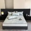 900D Lujo Accesible Jacquard Acondicionado por Aire Alfombra Suave Plegable Lavable a Máquina Clase A Transpirable Alfombra de Salud Verano Hogar Alfombra de Seda de Hielo 1.8
