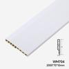 Rodapié de Fibra de Madera de Bambú y Madera Plástica, Exclusivamente para Exportación, Rodapié de Piso de PVC, Moldura de Esquina de Pared, Fabricado a Medida de Fábrica Según Muestra