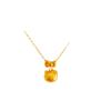 Colar de arco de alta cor bonito Hello Kitty feminino All-match High-end Fashion Jóias banhadas a ouro Corrente de clavícula feminina