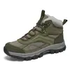 2025 Transfronterizo Nuevo Estilo Caliente de Aliexpress Media Bota Talla Grande 39-47 Zapatos de Senderismo para Exteriores Zapatos Deportivos Casuales para Senderismo