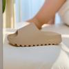 Chinelos Oroccs para Homens e Mulheres, Slip-Ons Respiráveis de EVA, Chinelos com Solado Grosso para Casais, Leves e Antiderrapantes para a Praia